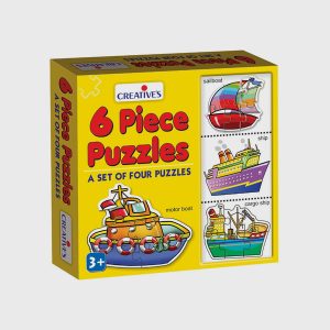 6 Piece Puzzles